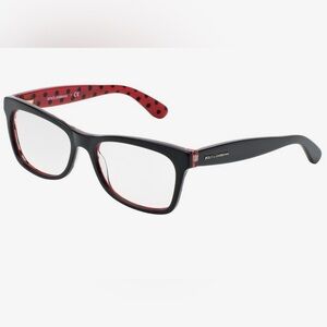 DOLCE & GABBANA DG3199 Pois Eyeglasses Women’s Black Red